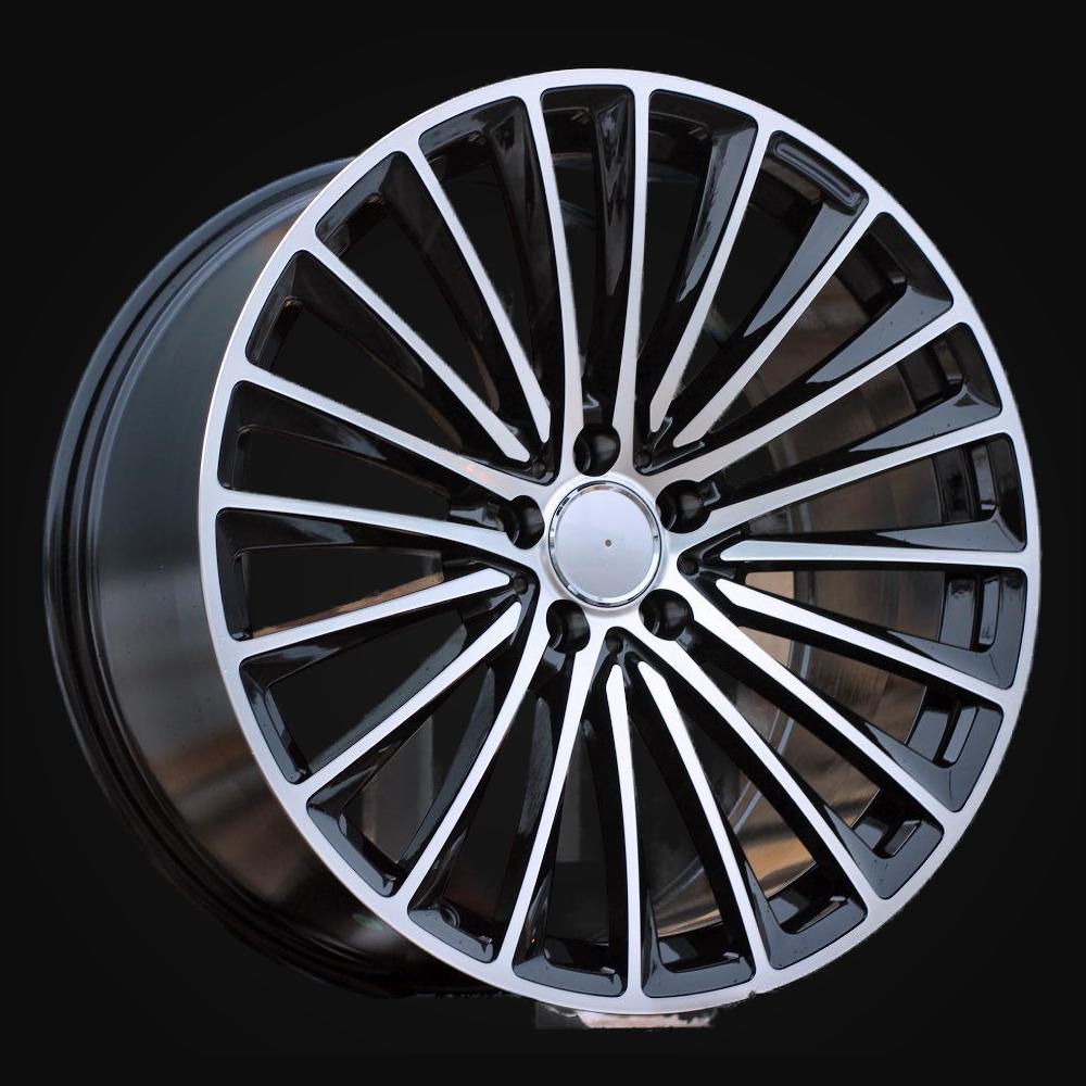 Wheel R20x8.5J  5X112  ET  34.5  66.6  Y5909B  (FBX149J)  Black Polished (MB)  For MER  (Z6)  (HYBRID FORGED Front+Rear)