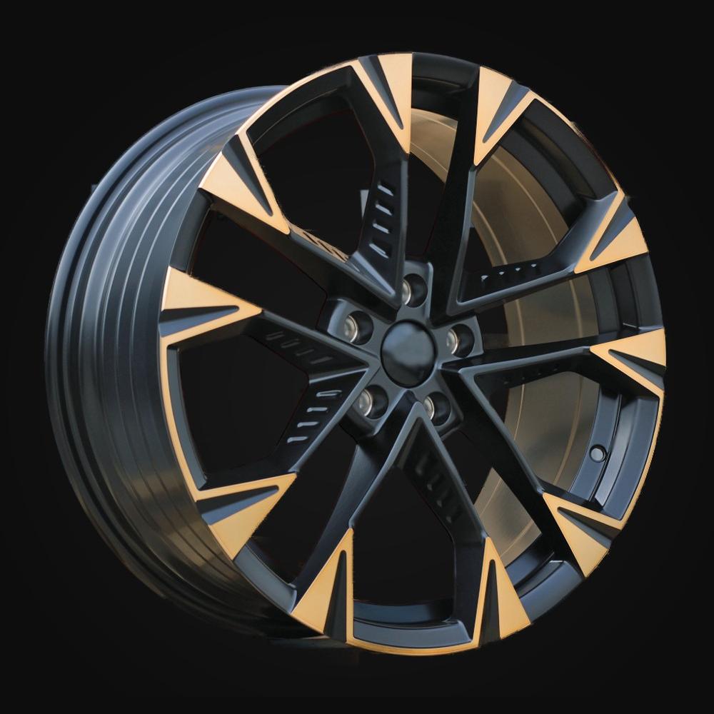 Wheel R19x8J  5X112  ET  40  57.1  YF1150  Black Polished Half Matt Cooper (MBHMC)  For CUPRA  (K8+P1)  (HYBRID FORGED)