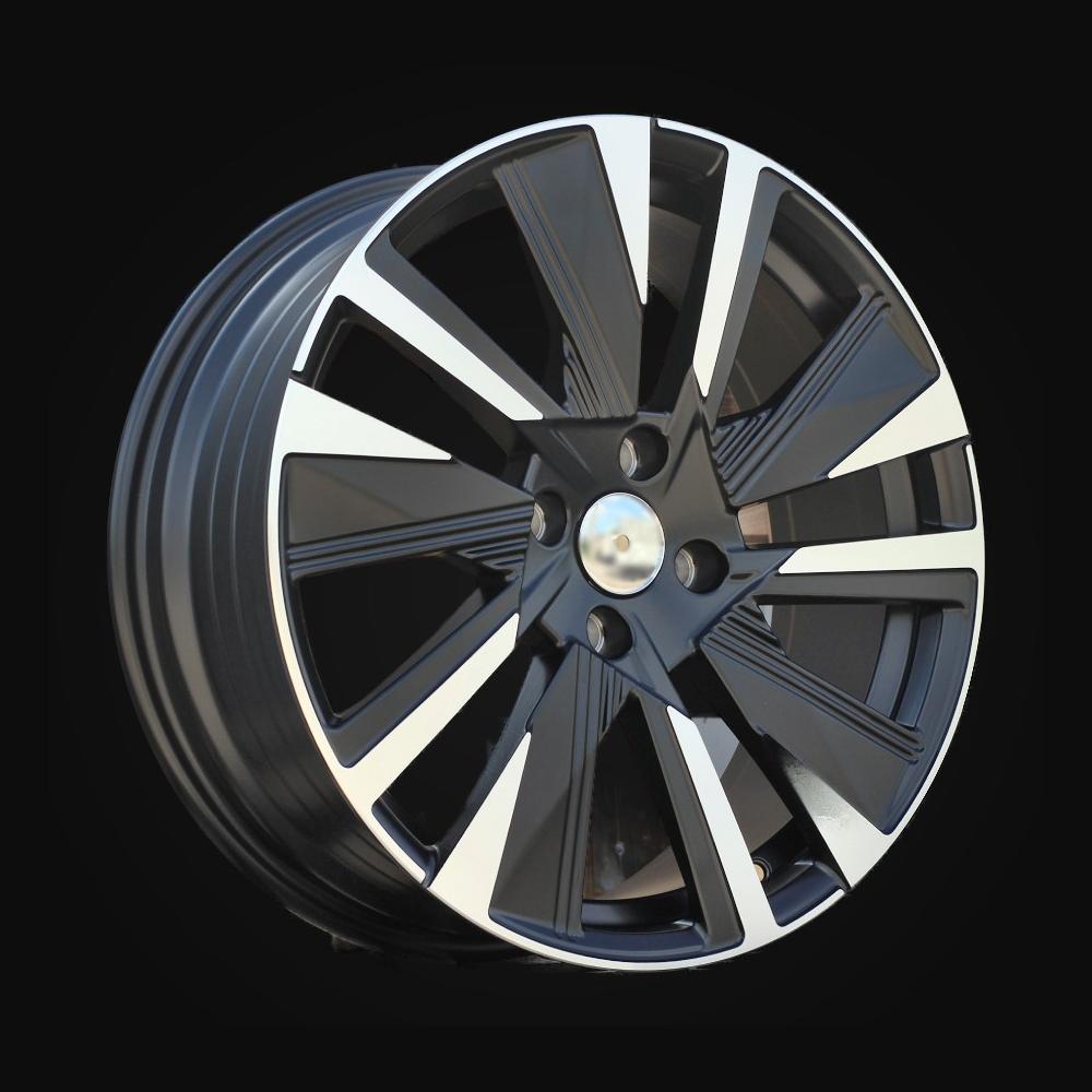 Wheel R18x7J  4X108  ET  35  65.1  YF1152  Black Polished Half Matt (MBHM)  For PEUG  (K7)  (HYBRID FORGED)