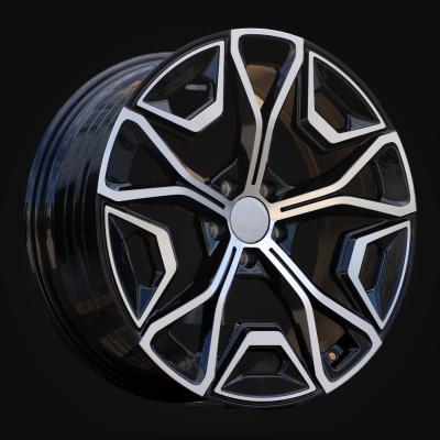 Wheel R20x8.5J  5X112  ET  28  66.6  YF5670  Black Polished (MB)  For BMW  (P1)  ((IX I20) HYBRID FORGED)