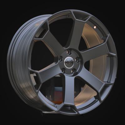Wheel R20x9J  5X112  ET  30  66.5  YF6149  Black Half Matt (BLHM)  For AUD  (Z5)  (HYBRID FORGED)