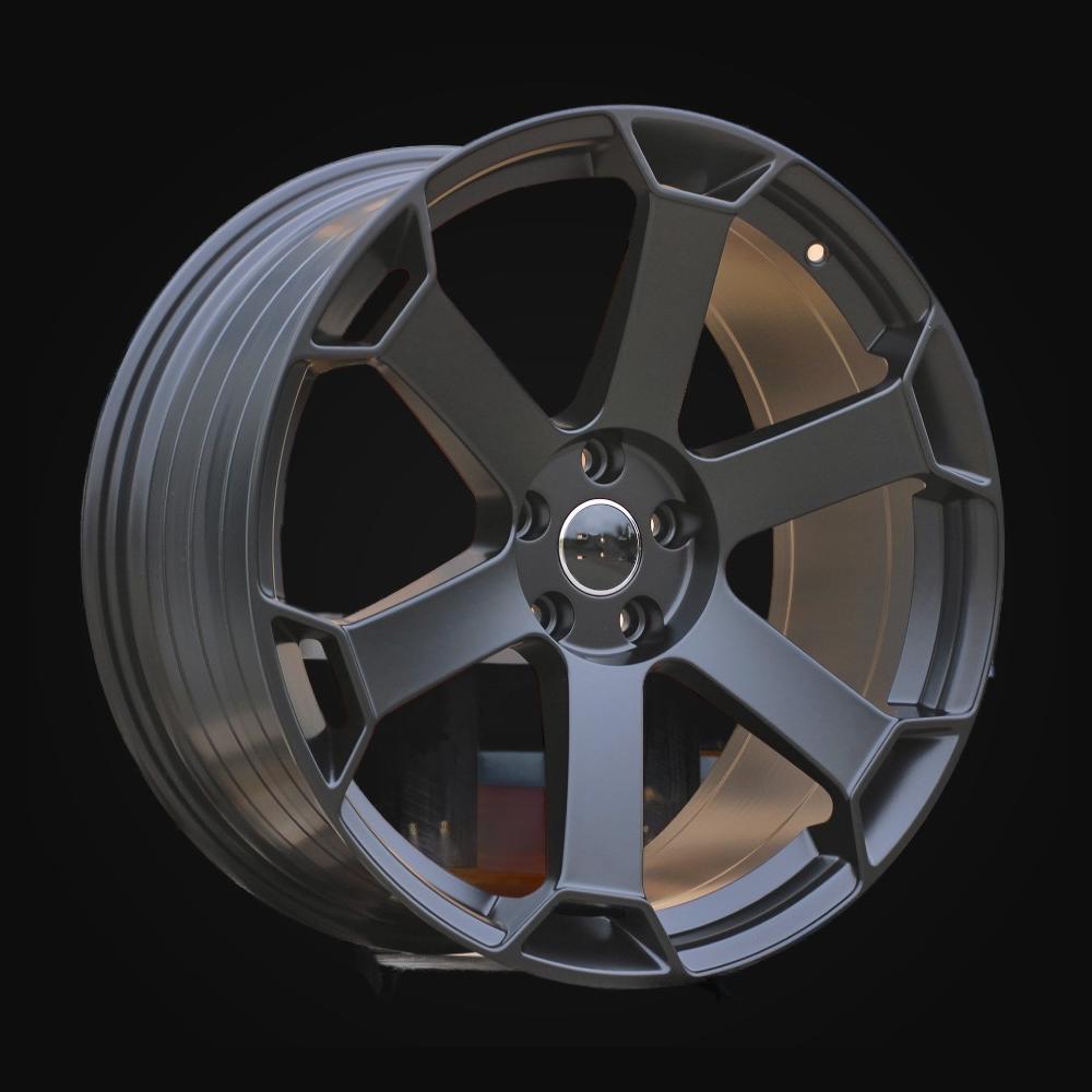 Wheel R21x9J  5X112  ET  30  66.5  YF6149  Black Half Matt (BLHM)  For AUD  (Z3)  (HYBRID FORGED)