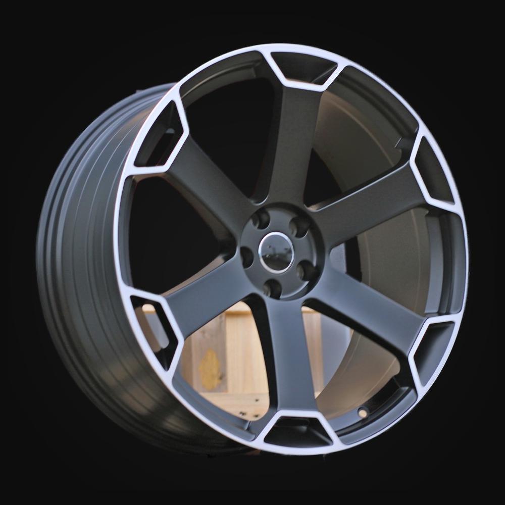 Wheel R22x10J  5X112  ET  20  66.5  YF6149  Satin Black (SB)  For AUD  (K7)  (HYBRID FORGED)