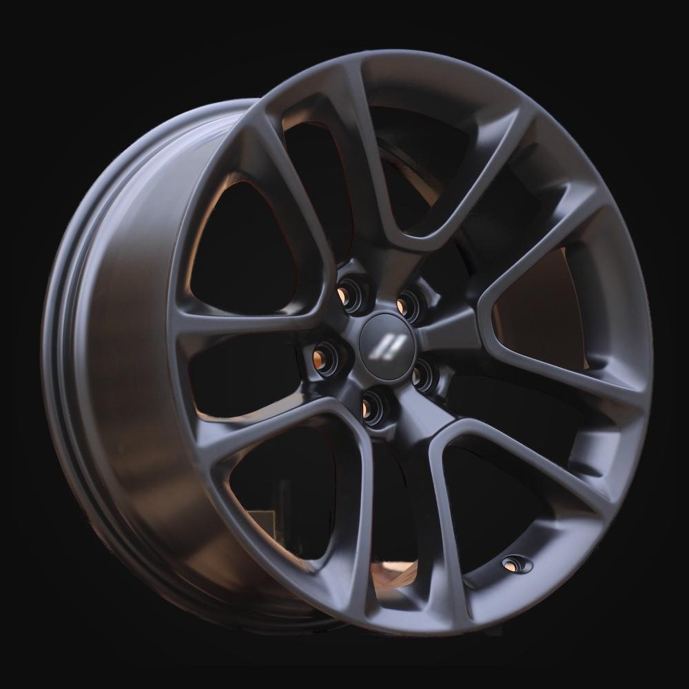 Wheel R20x9J  5X115  ET  21  71.6  A5875  Black Half Matt (BLHM)  For DODGE  (P)
