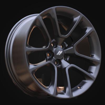 Wheel R20x9J  5X115  ET  21  71.6  A5875  Black Half Matt (BLHM)  For DODGE  (P)