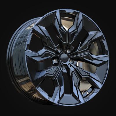 Wheel R21x8.5J  5X112  ET  32  66.6  A5915  (YF5716)  Black+Tinted Face (BLTF)  For BMW  (Z7)  (HYBRID FORGED New 5 Series VIII / i5 (G60/G61/G68) Rear+Front)