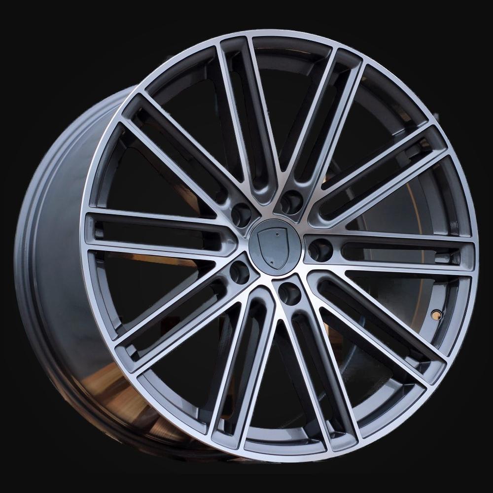 Wheel R21x11.5J  5X130  ET  60  71.6  B1271  Grey Polished (MG)  For PORCH  (P)  (Rear+Front)