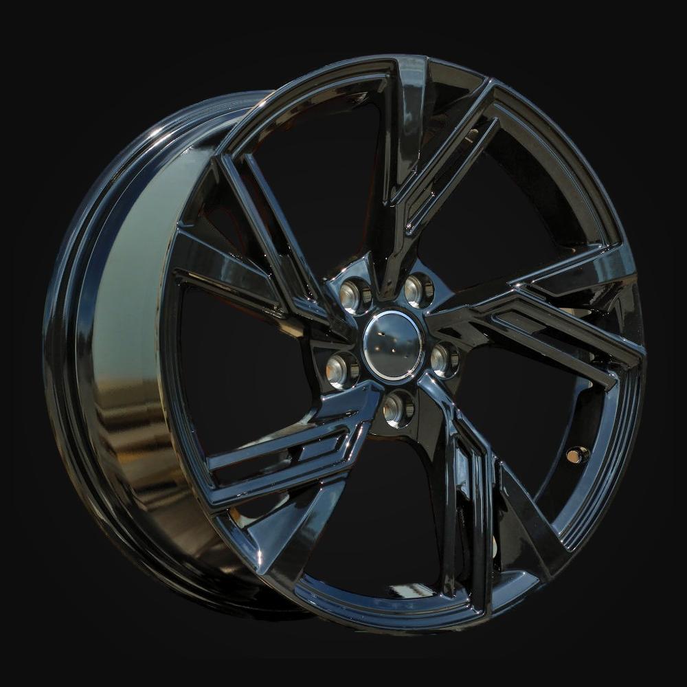 Wheel R18x8J  5X112  ET  39  66.5  B1571  (FBX154)  Black (BL)  For AUD  (P2+A+K7)  (HYBRID FORGED)