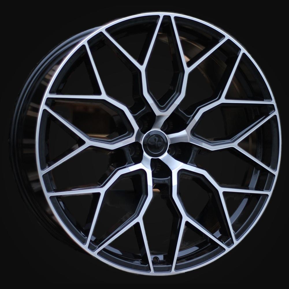 Wheel R23x10.5J  5X112  ET  25  66.5  B1604  Black Polished (MB)  For RACIN  (Z4)  (STYLE VOSSEN)