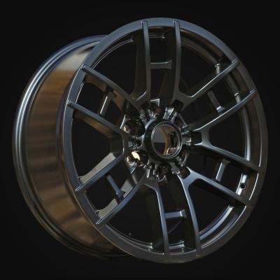 Wheel R20x9J  6X139.7  ET  15  106.1  B1605  Satin Black (SB)  For TOYOT  (K3)