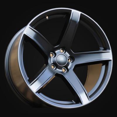 Wheel R20x10.5J  5X115  ET  22  71.5  B1671  Black Half Matt (BLHM)  For DODGE  (Z1)  (Rear+Front)