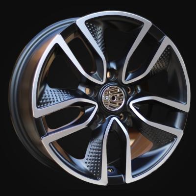 Wheel R15x6.5J  5X108  ET  45  67.1  B5087  Black Polished Half Matt (MBHM)  For RACIN  (R+L4)