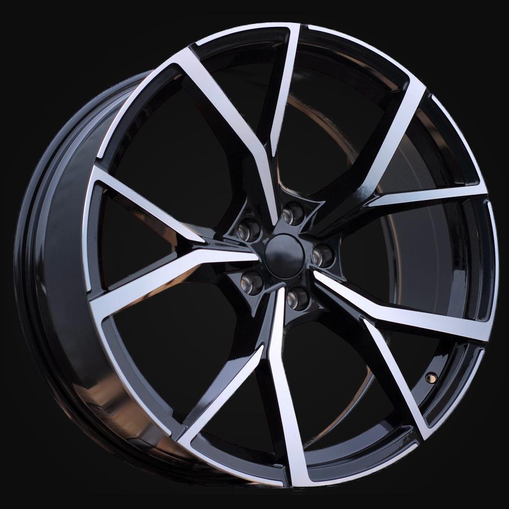 Wheel R17x7J  5X100  ET  39  57.1  B5801  (IN5499)  Black Polished (MB)  For VW  (K7)