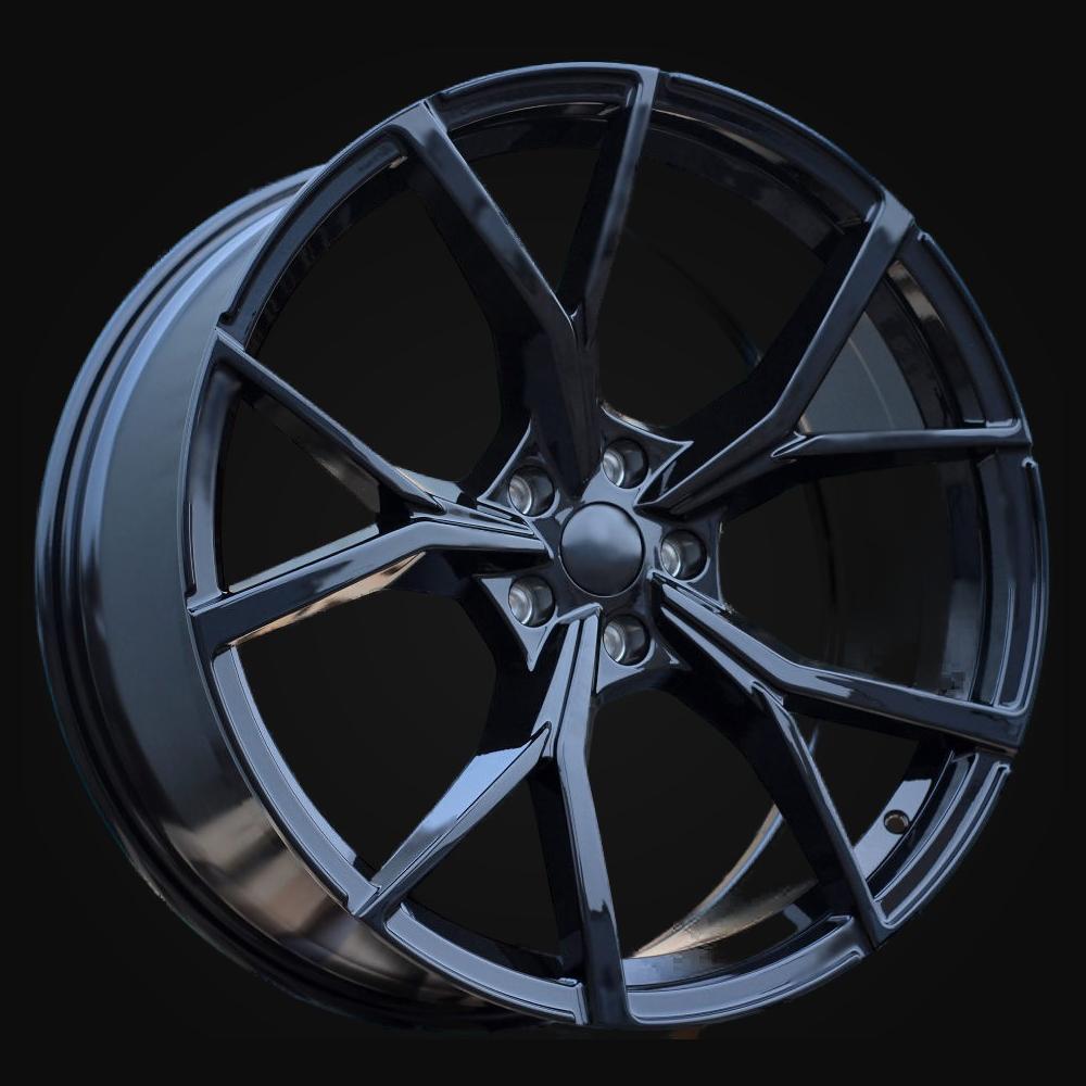 Wheel R17x7J  5X112  ET  45  57.1  B5801  (FBX256)  Black (BL)  For VW  (K8+Z6)  (HYBRID FORGED)