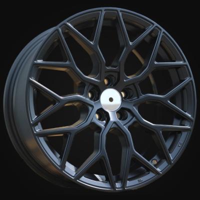 Wheel R18x8J  5X112  ET  40  66.5  B5812  Black Half Matt (BLHM)  For RACIN  (K2+R+K4)  (Style Vossen)