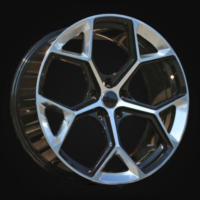 Ratlankis R19x8.5J  5X112  ET  32  66.5  I5598  (FBX112J)  Silver+Black (SIBL)  For AUD  (Z5)  (HYBRID FORGED Mirror Spokes)