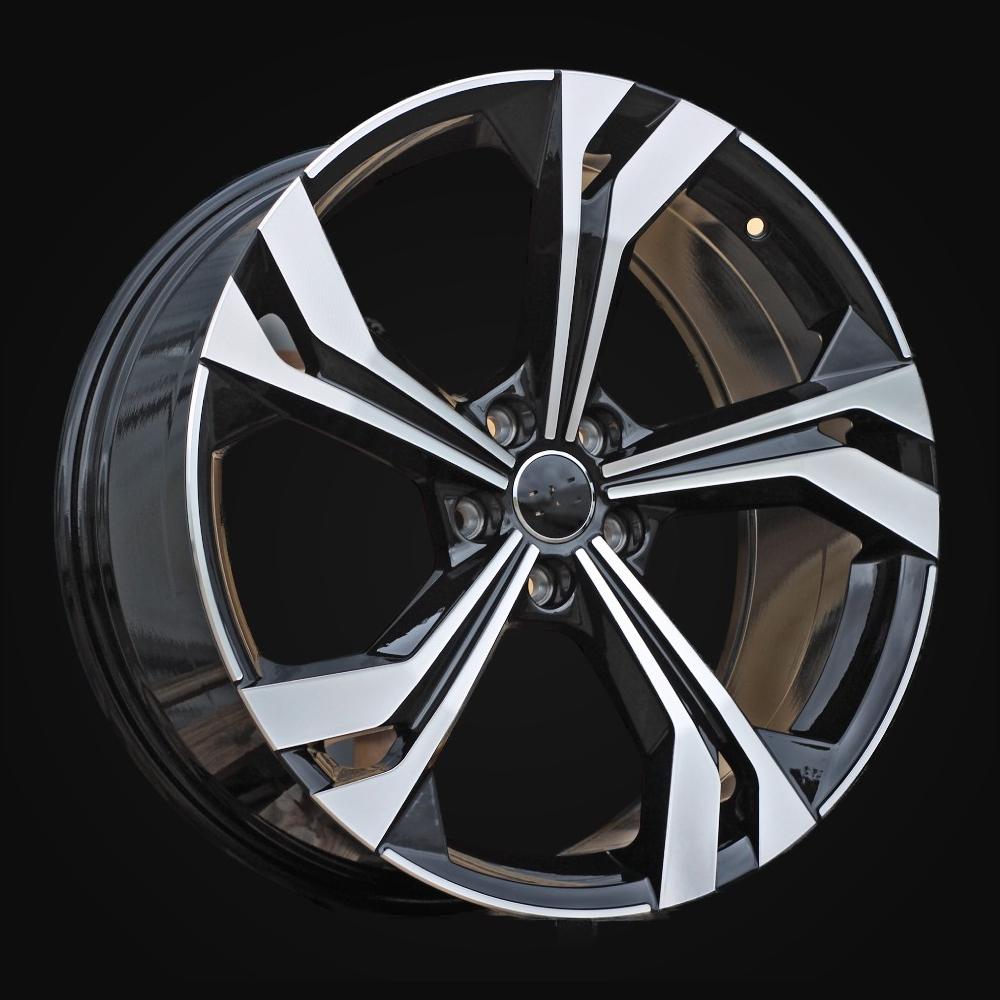 Wheel R20x8.5J  5X112  ET  38  66.5  B5873  (IN5564)  Black Polished (MB)  For AUD  (P1+Z6)