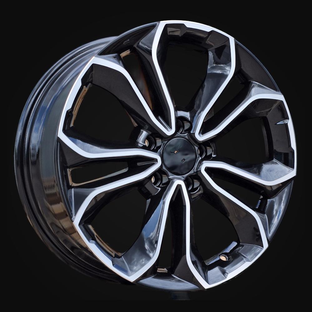 Wheel R18x7.5J  5X114.3  ET  45  64.1  B5961  Black Polished (MB)  For HOND  (Z7)