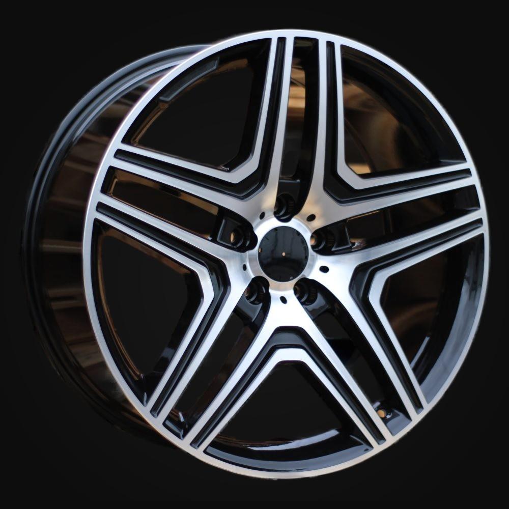 Wheel R20x9.5J  5X130  ET  35  84.1  BK206  (BY157)  Black Polished (MB)  For MER  (Z1)