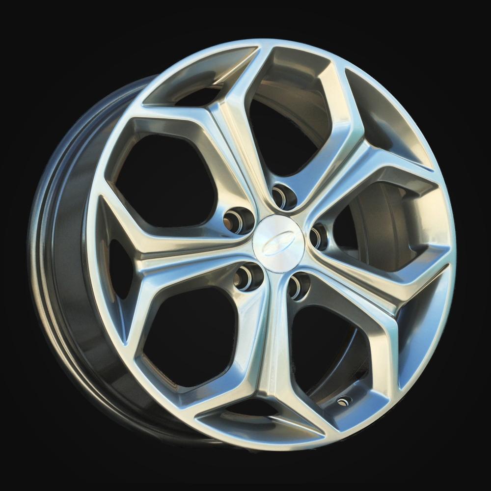 Wheel R17x7J  5X108  ET  50  63.4  BK675  Hyper Black (HB)  For FORD  (R)