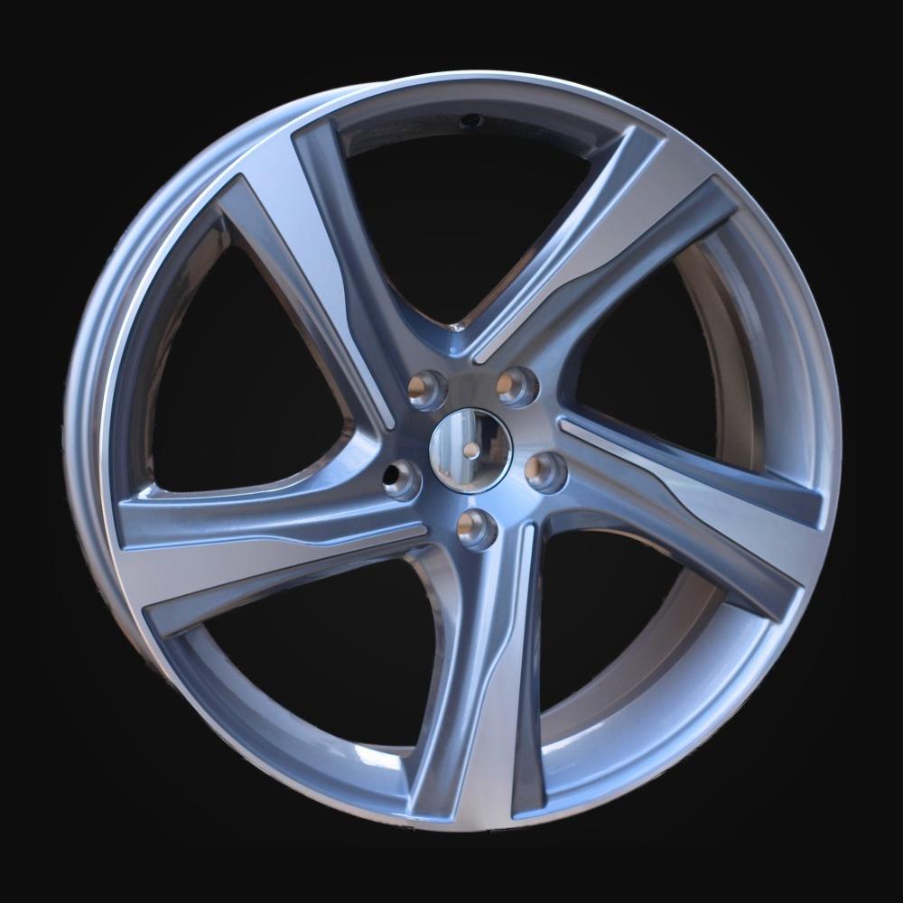 Wheel R18x7.5J  5X108  ET  49  63.3  BY115  Grey Polished (MG)  For VOLVO  (Z2)