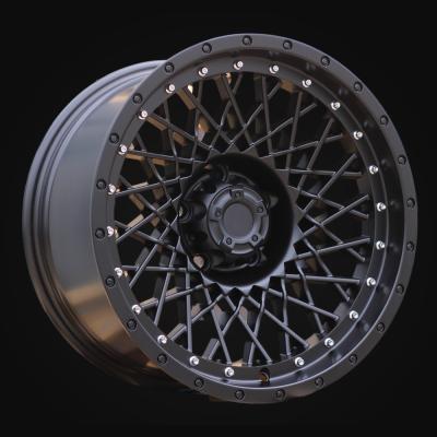 Wheel R17x9J  5X127  ET  M10  71.5  FBX085  Black Matt (BM)  For 4X4  (K3)  (HYBRID FORGED)