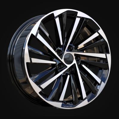Wheel R18x7.5J  5X112  ET  40  57.1  FBX261  Black Polished (MB)  For SKODA  (Z5)  (HYBRID FORGED)