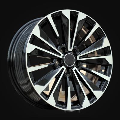Wheel R17x7.5J  5X100  ET  35  54.1  FBX374  Black Polished (MB)  For TOYOT  (P2)  (HYBRID FORGED)