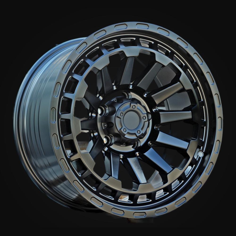 Wheel R17x9J  5X127  ET  10  78.1  FBX464  Black Half Matt (BLHM)  For 4X4  (Z6)  (HYBRID FORGED)