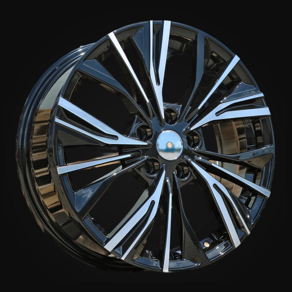 Wheel R17x7J  5X114.3  ET  35  66.1  FE224  (QC1550)  Black Polished (MB)  For NISS  (Z5)  (JUKE New Model)