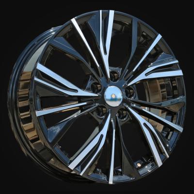 Wheel R17x7J  5X114.3  ET  35  66.1  FE224  (QC1550)  Black Polished (MB)  For NISS  (Z5)  (JUKE New Model)