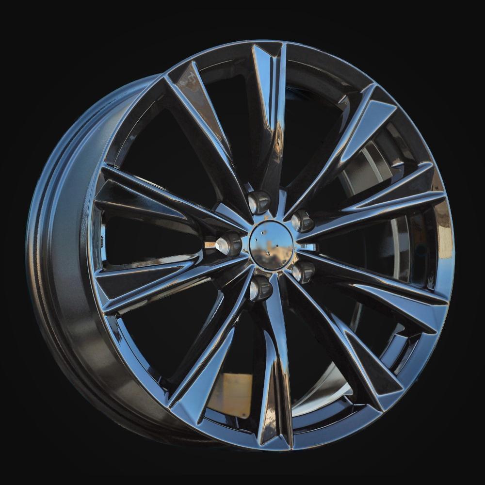 Wheel R18x8J  5X114.3  ET  35  60.1  H3202F  Black (BL)  For LEX  (K3)  (HYBRID FORGED)