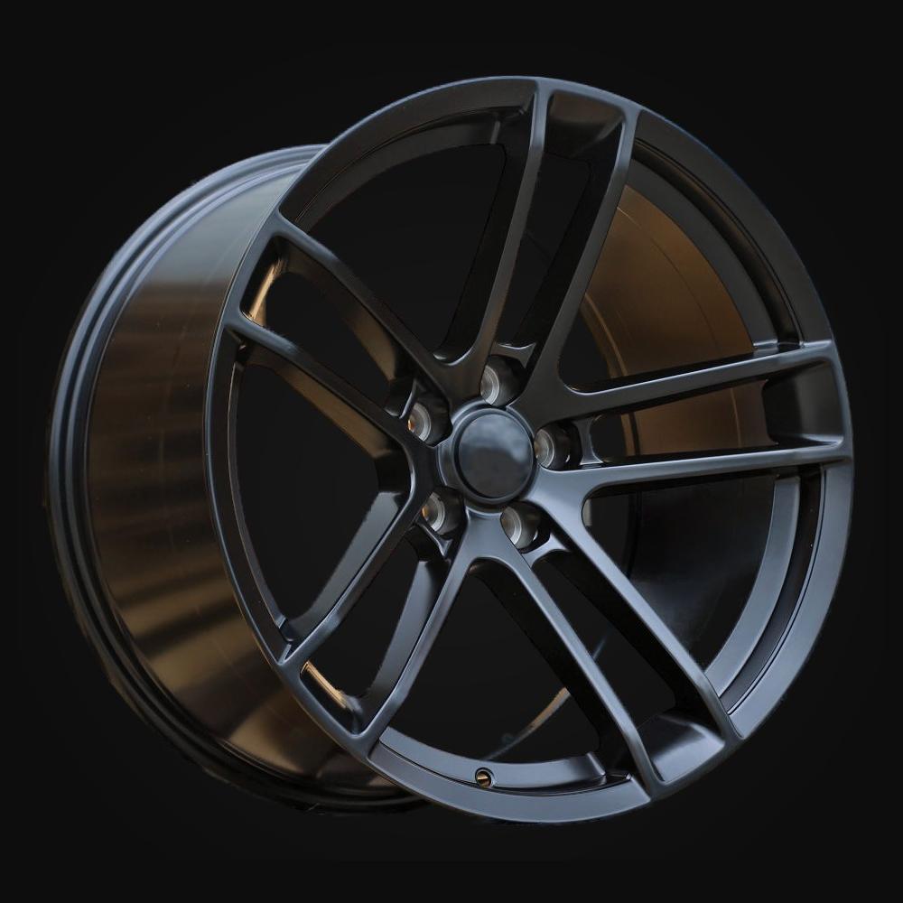 Ratlankis R20x9.5J  5X115  ET  18  71.5  I5599  Black Half Matt (BLHM)  For DODGE  (K8)  (Front+Rear)