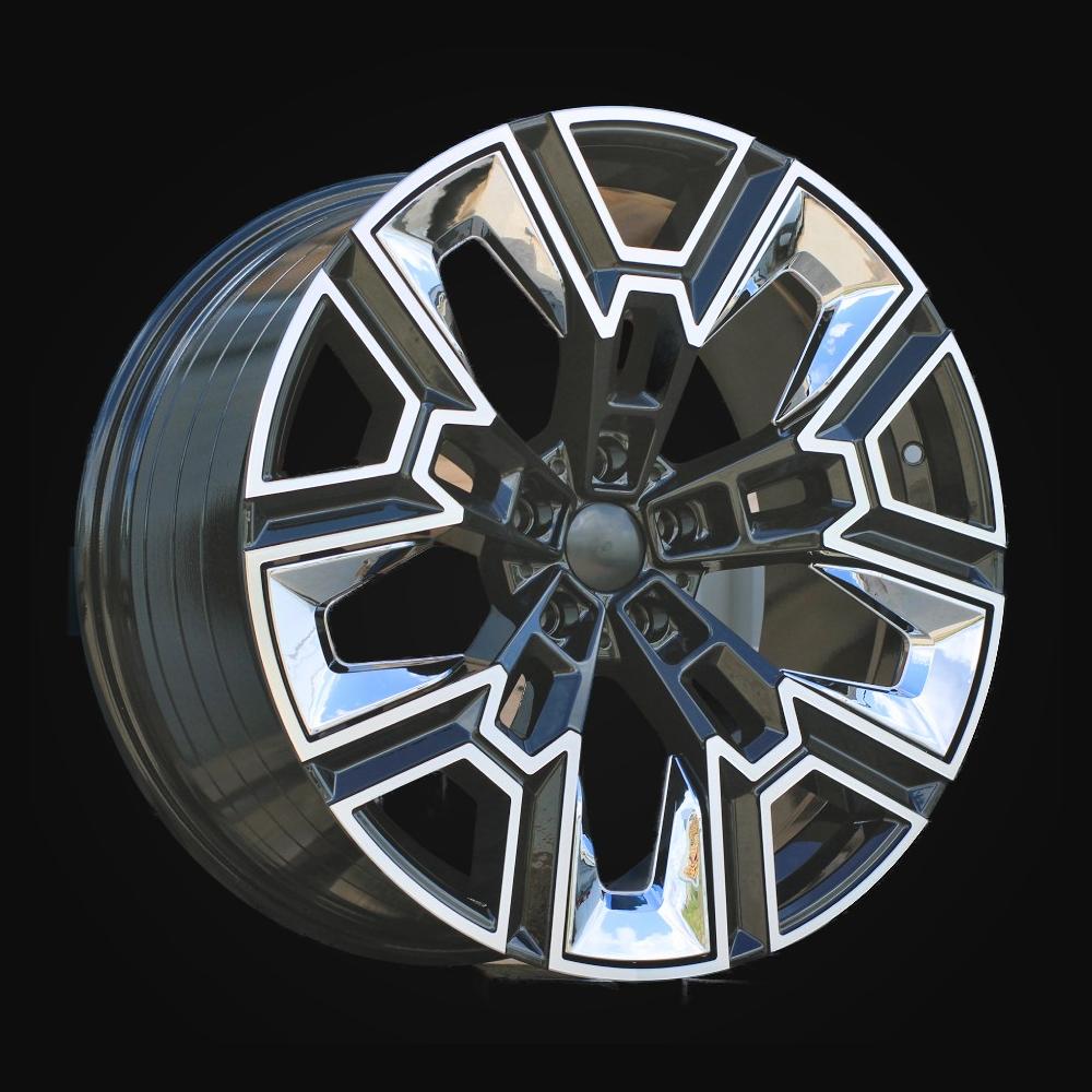Wheel R20x8.5J  5X112  ET  28  66.6  HF5220  Black Polished (MB)  For BMW  (Z6+K3)  (HYBRID FORGED Rear+Front)