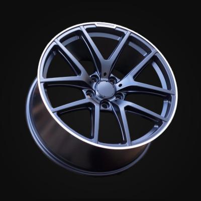 Ratlankis R21x10J  5X130  ET  33  84.1  A8221  Black Matt+Polished Lip (BMPL)  For MER  (P+Z1)