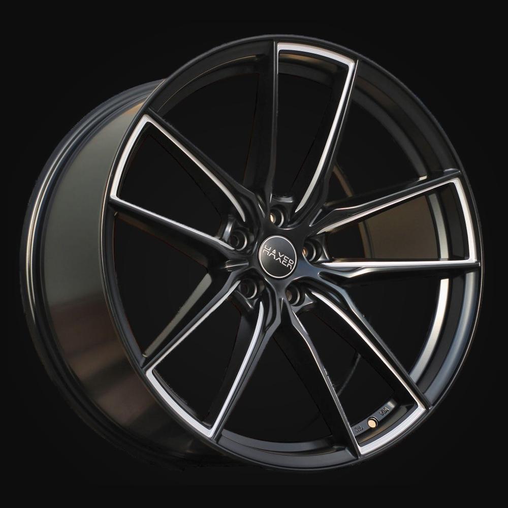 Wheel R20x9.5J  5X112  ET  40  66.6  HX045  Black Half Matt (BLHM)  For HAXER  (Z2)  (Milling)