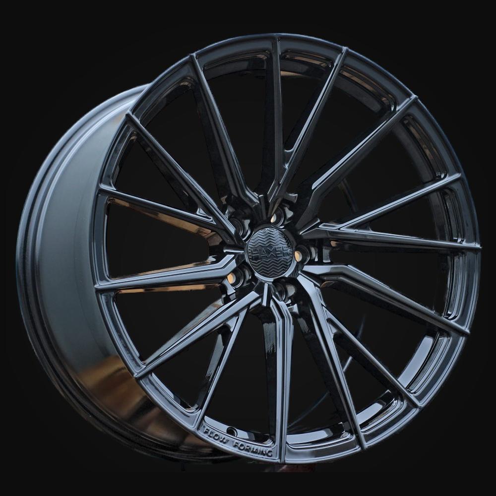 Wheel R20x10J  5X120  ET  40  72.6  HX06F  Black (BL)  For HAXER  (K4+K2)  (HYBRID FORGED (Front+Rear))