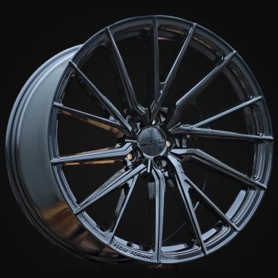 Wheel R20x10J  5X120  ET  40  72.6  HX06F  Black (BL)  For HAXER  (K4+K2)  (HYBRID FORGED (Front+Rear))