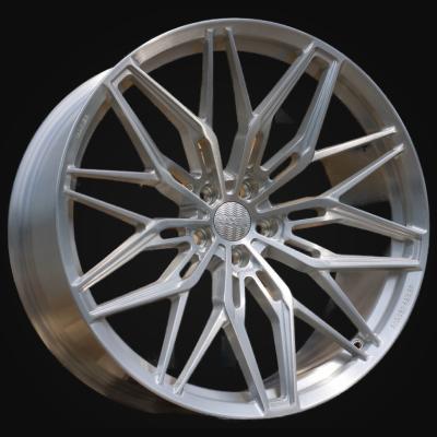 Wheel R21x9.5J  5X112  ET  25  66.6  HXF02  Brush Silver (BS)  For HAXER  (K3)  (FORGED  (NEW Model))