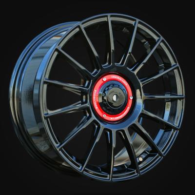 Wheel R17x7.5J  5X108  ET  42  67.1  I0257  Black (BL)  For RACIN  (Z6)  (OZ Style)