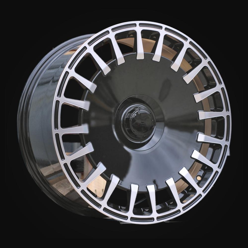 Wheel R20x9.5J  5X112  ET  43  66.6  I0343  Black Polished (MB)  For MER  (Z3+Z6)  (BRABUS Style Rear+Front)