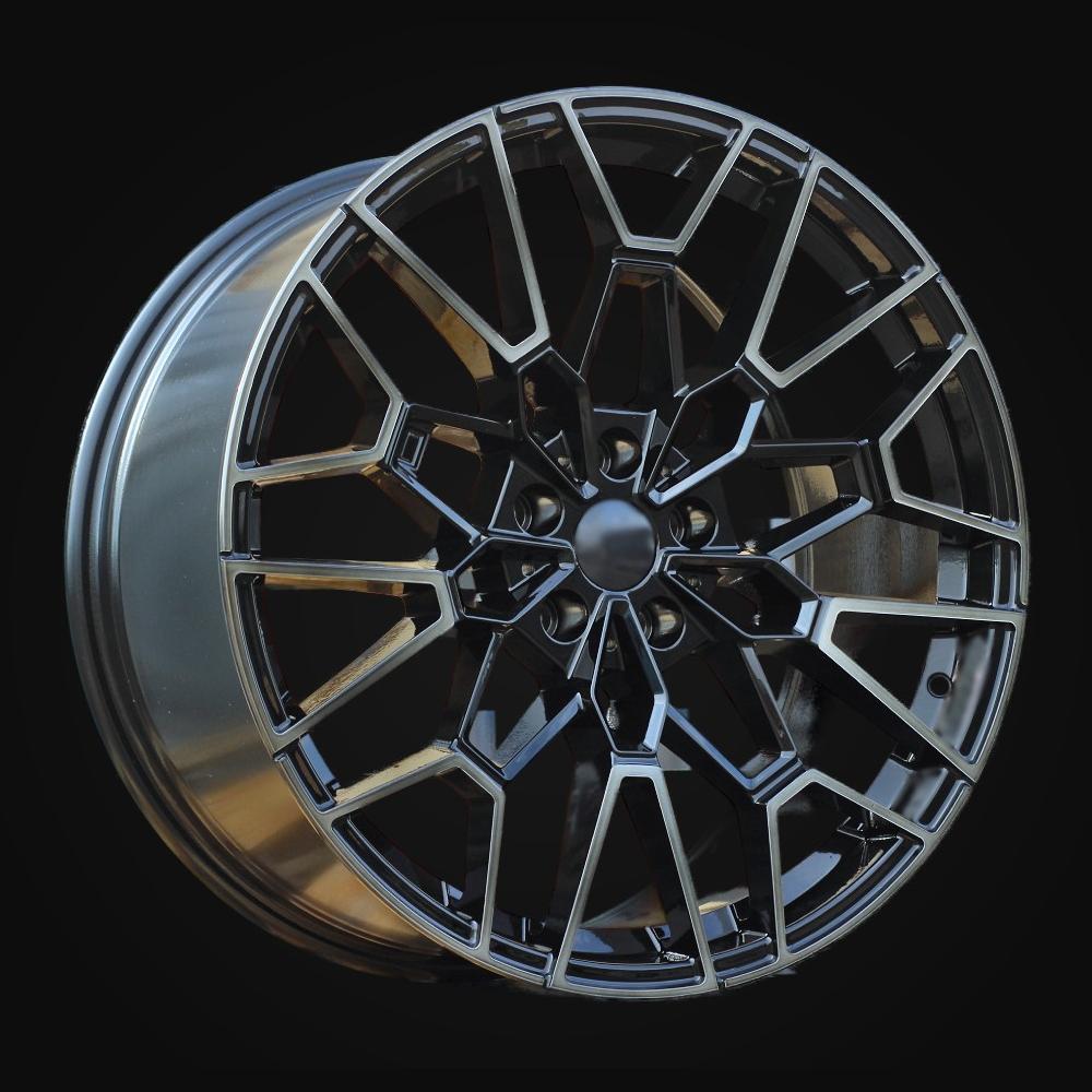 Wheel R20x8.5J  5X112  ET  26  66.6  I0384  (FBX251)  Black+Tinted Face (BLTF)  For BMW  (Z5)  (HYBRID FORGED Rear+Front)