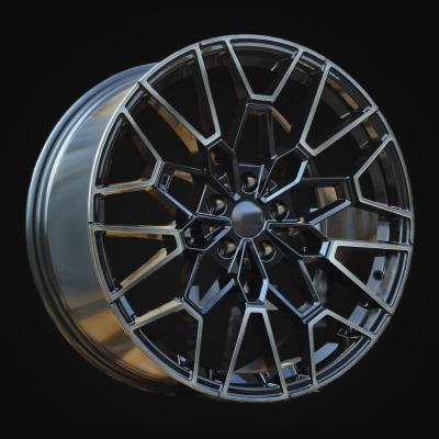 Wheel R18x8.5J  5X120  ET  33  72.6  I0384  (YF0384)  Black+Tinted Face (BLTF)  For BMW  (A)  (HYBRID FORGED)