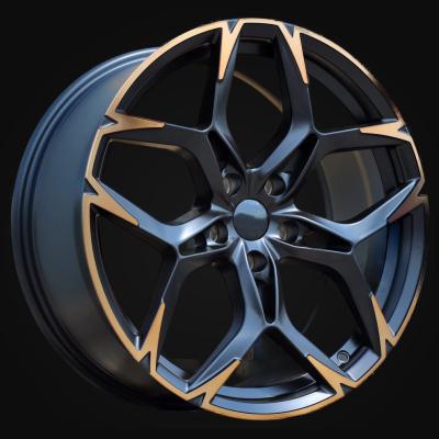 Wheel R19x8.5J  5X112  ET  38  57.1  I5572  (FBX220)  Black Polished Half Matt Cooper (MBHMC)  For CUPRA  (M)  (HYBRID FORGED)