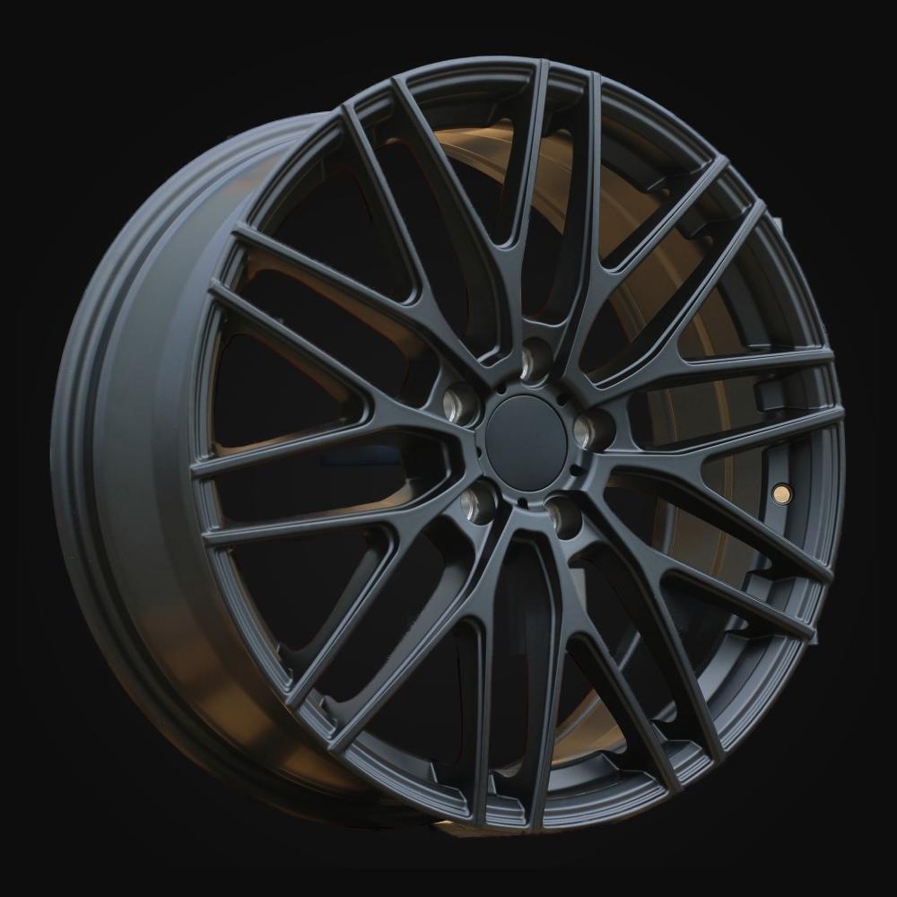 Wheel R19x7.5J  5X114.3  ET  45  60.1  L2321  Black Half Matt (BLHM)  For RACIN  (Z5)