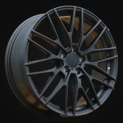Wheel R19x7.5J  5X114.3  ET  45  60.1  L2321  Black Half Matt (BLHM)  For RACIN  (Z5)