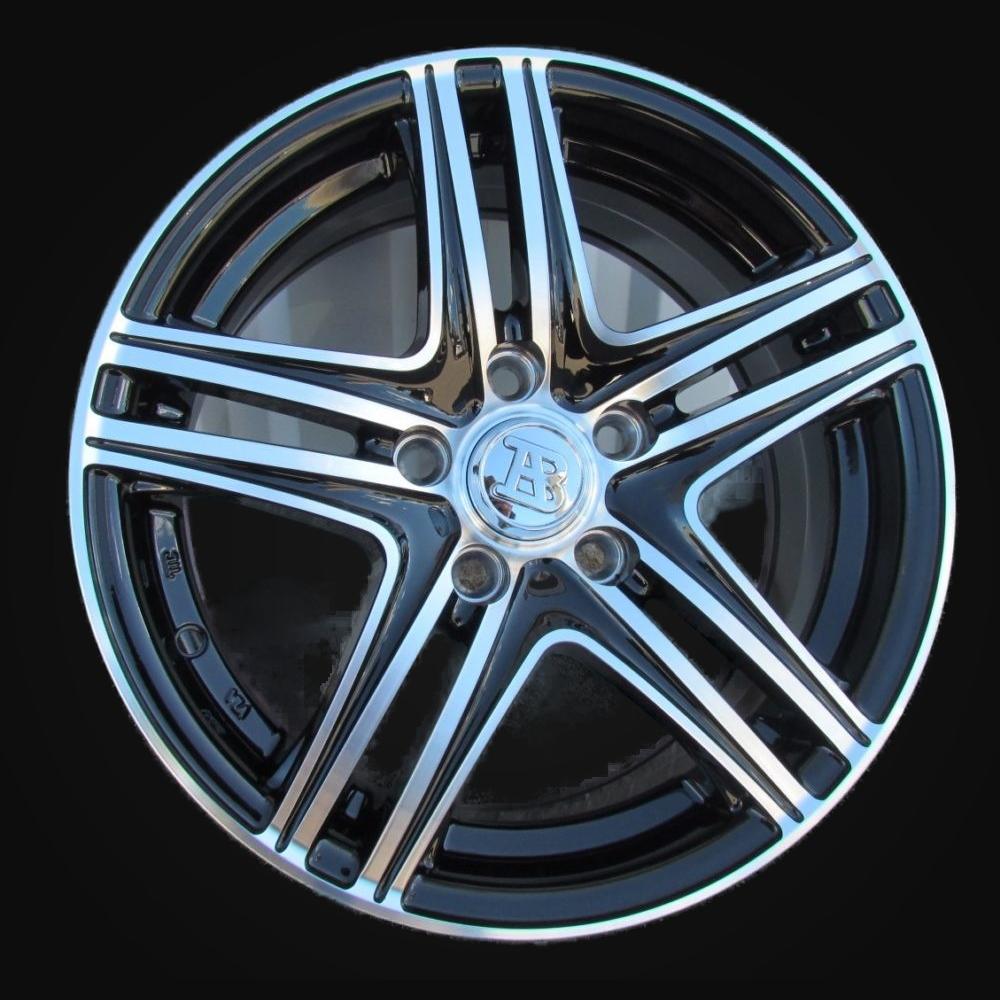 Wheel R15x6.5J  5X105  ET  39  56.6  LU048  (048156584M)  Black Polished (MB)  For RACIN  (K3)  ((AKC 30 Eur))