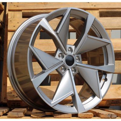 Ratlankis R20x8J  5X112J  ET  45  57.1  I5638  Grey Polished (MG)  For SKODA  (Z5)  ((AKC 130 Eur))