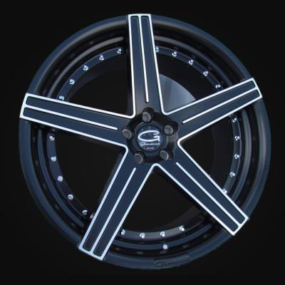 Wheel R22x9J  5X120  ET  30  74.1  LU960  (960229012M)  Black Polished (MB)  For BMW  (K3)  ((Rear+Front) Giovanna (AKC 140 Eur))