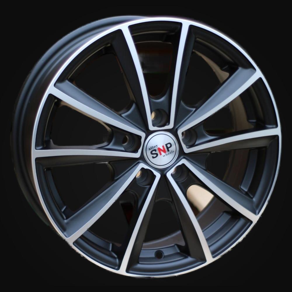 Wheel R15x6J  5X110  ET  39  73.1  M15  Black Polished Matt (MBM)  For RACIN  (K7)  ((AKC 55 Eur))